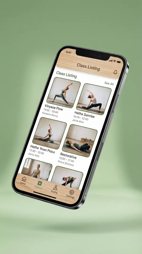 女神视频瑜伽APP界面展示 - 女神视频