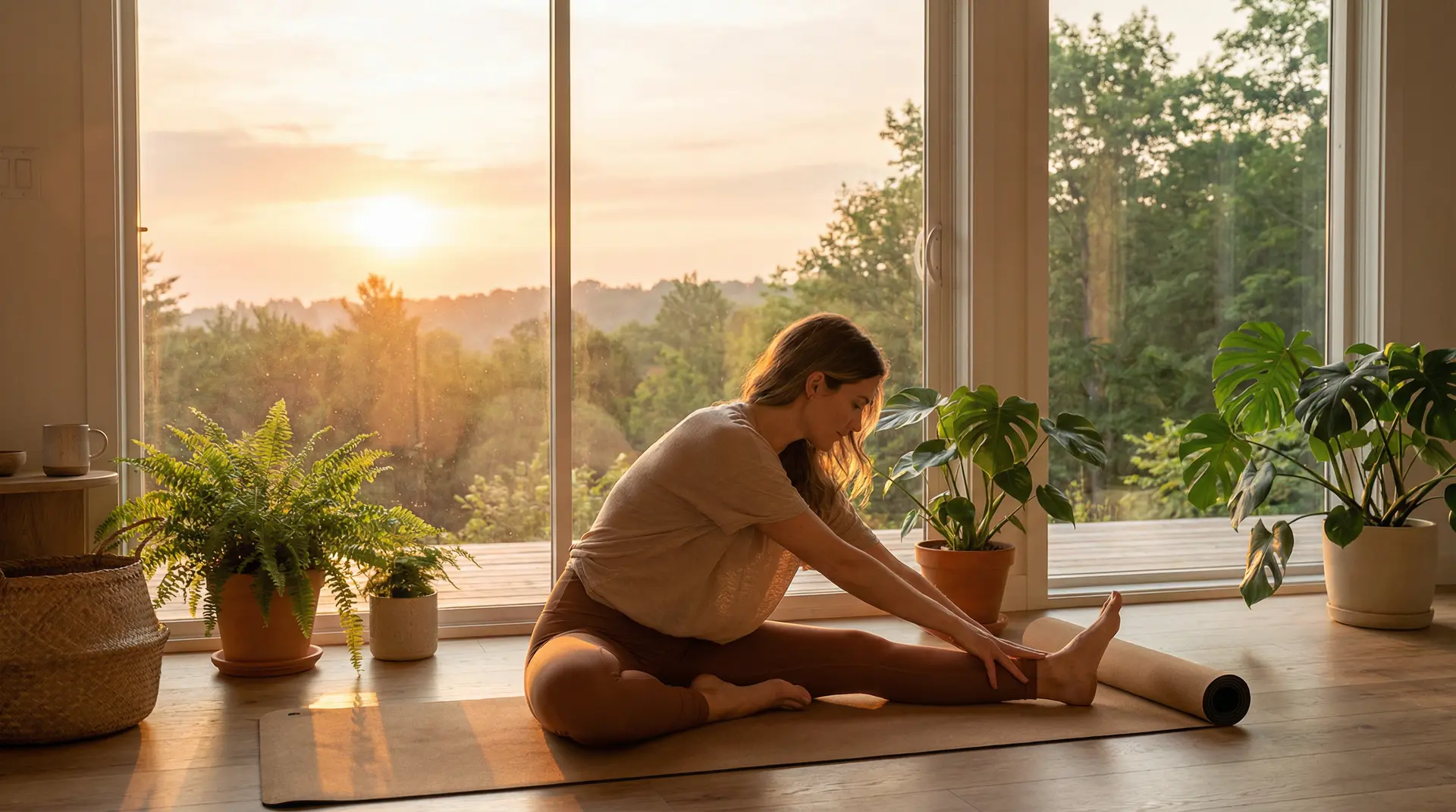 10分钟活力流瑜伽课程 - 女神视频