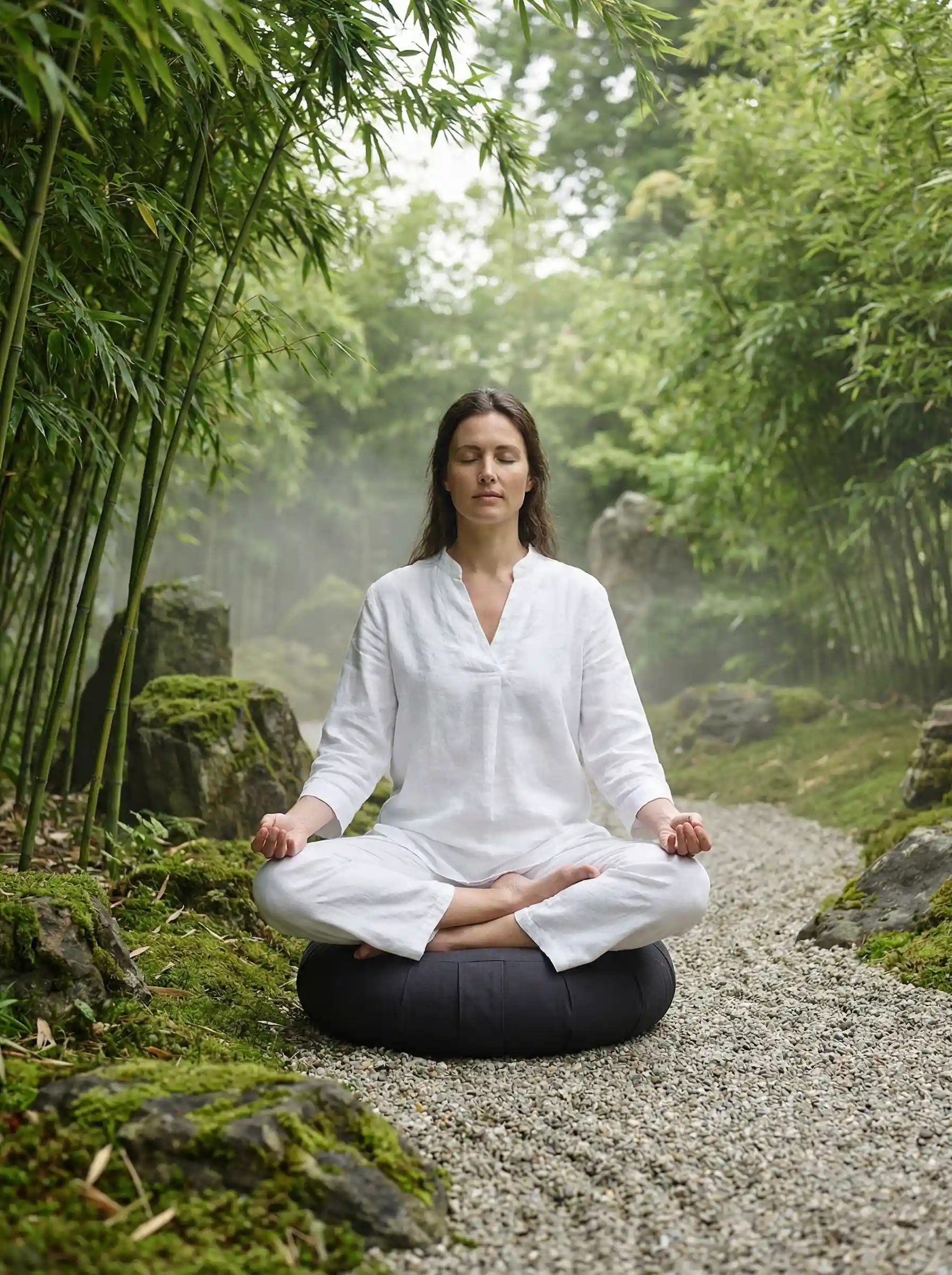 莲花座冥想体式展示 - 女神视频